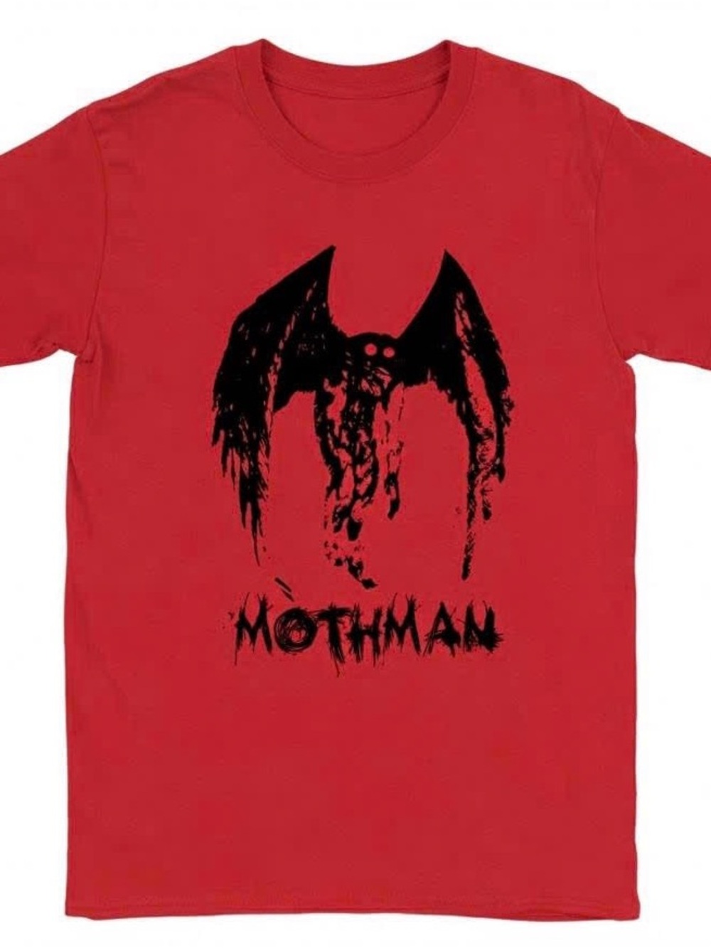 Mothman Graphic Tee  - Red